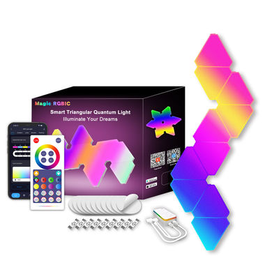 좋은 가격 화이트 LED 삼각형 벽등 PC 재료 다채로운 실내 벽등 온라인으로