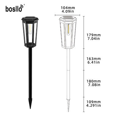 좋은 가격 방수 태양열 정원등 PC 소재 LED 야외 파티 조명 온라인으로