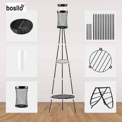 좋은 가격 색온도 옵션 방수 태양광 꽃 스탠드 조명, 1200mAh 배터리 용량 및 USB 충전 가능 온라인으로