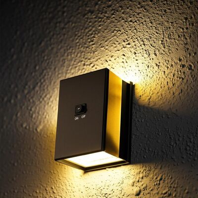 좋은 가격 Motion Sensor Solar Wall Sconces Featuring Toggle Switch ON OFF Energy Lighting Fixtures for Outdoor Wall Installation 온라인으로