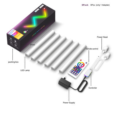 좋은 가격 24W 다채로운 LED 벽등 WIFI ODM 310*30*27MM 스마트 벽등 온라인으로