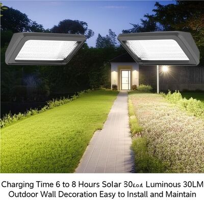 좋은 가격 Charging Time 6 to 8 Hours Solar Wall Lamps with 30LM Luminous Flux Outdoor Wall Decoration Easy to Install and Maintain 온라인으로